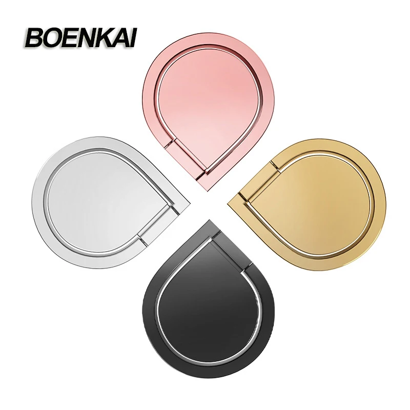 Металлический держатель для телефона BOENKAI с капельками воды мобильного