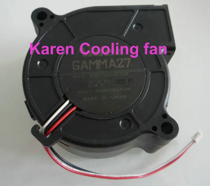

Nidec New Original 6030 12V 0.3a GAMMA27 D06F-12B2S1 03B cooling fan 60*30MM