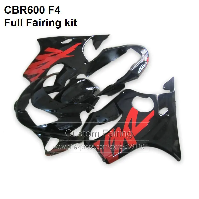 

Injection Abs Fairing kit For HONDA CBR600 f4 99 00 fairings ( red & black ) xl22