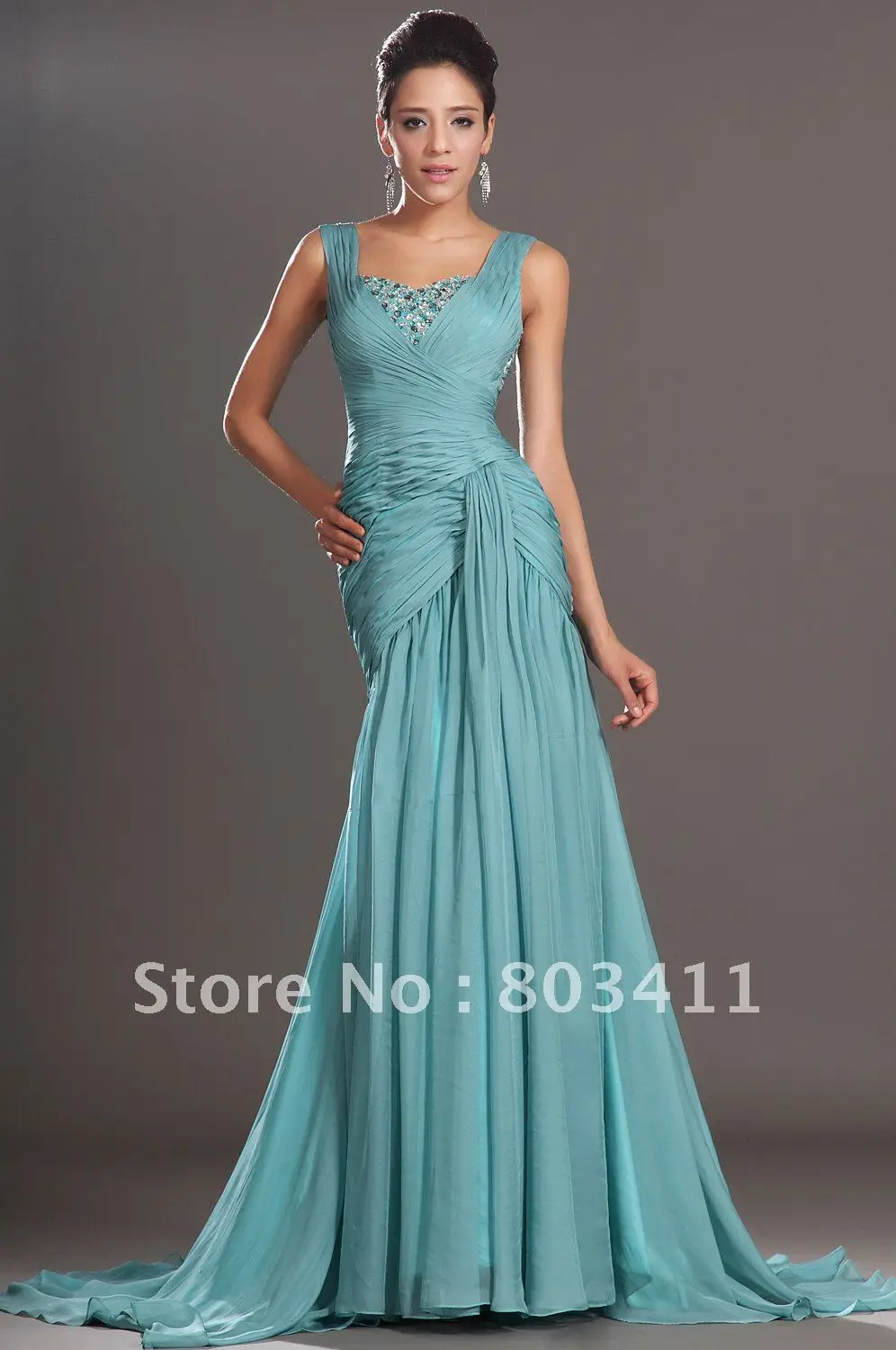 Бесплатная доставка Новое Потрясающее сексуальное шифоновое вечернее платье на