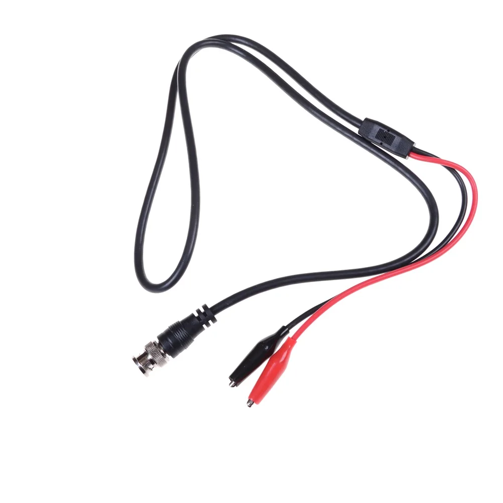 Штекер BNC с разъемом Q9 на двойной зажим крючок тестовые щупы кабели 100 см двумя