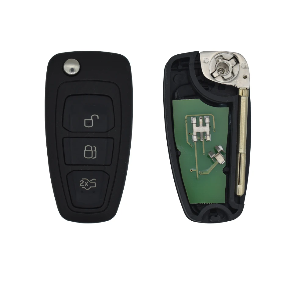 DJBFANDEA 315 МГц/433 МГц 3 кнопки Автомобильный Дистанционный ключ для Ford Focus Mk1 Mondeo 1999-2007