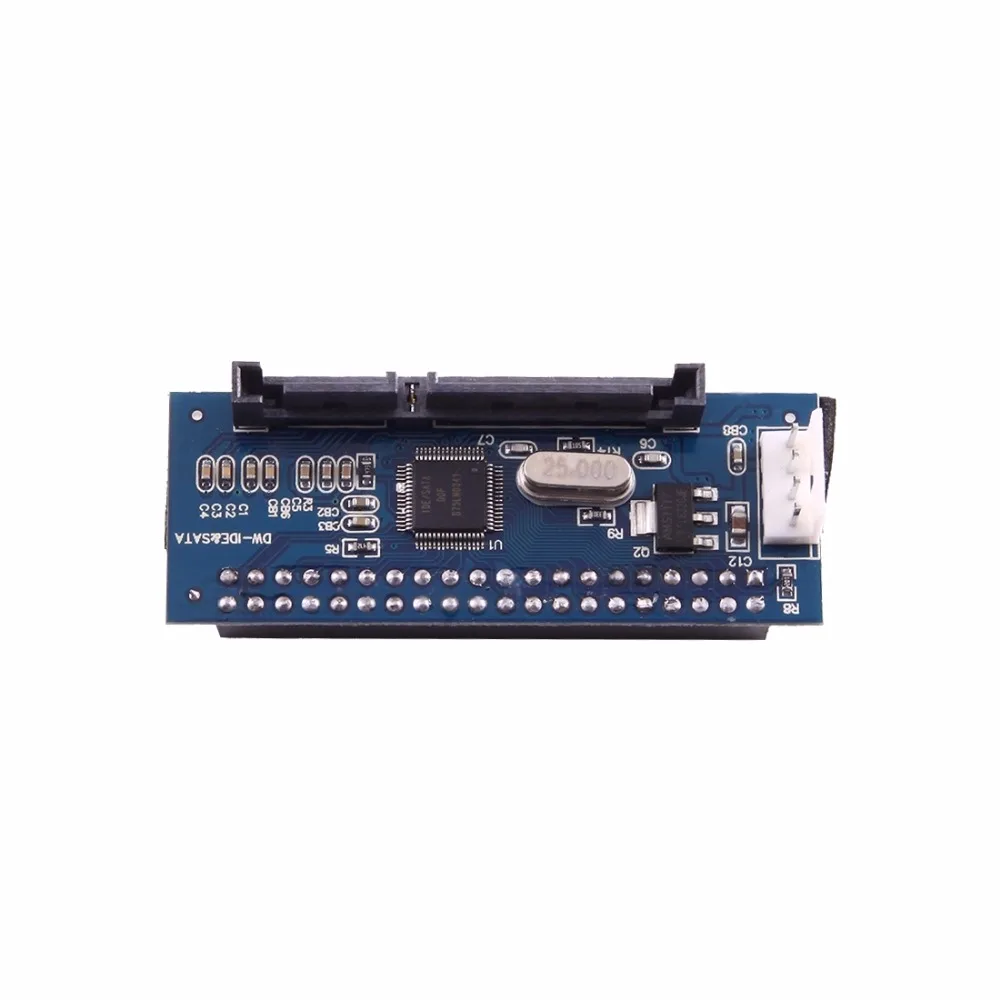 40 Pin IDE гнездовой разъем для SATA карты 7 + 15 (22 Pin) Мужской адаптер разъема жесткого