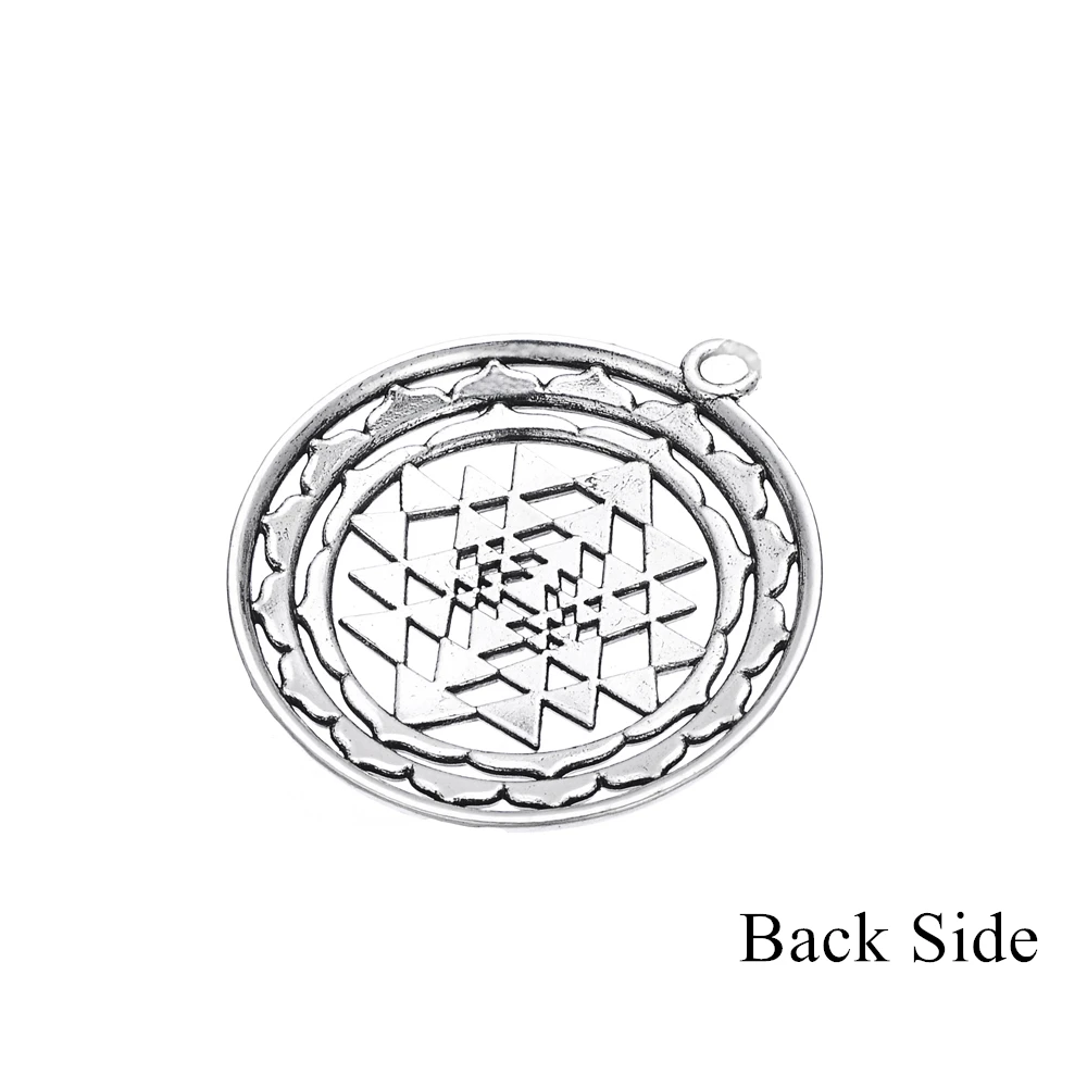 Dawapara Sri Yantra Португалия Мандала языческие Панк Подвески для самостоятельного