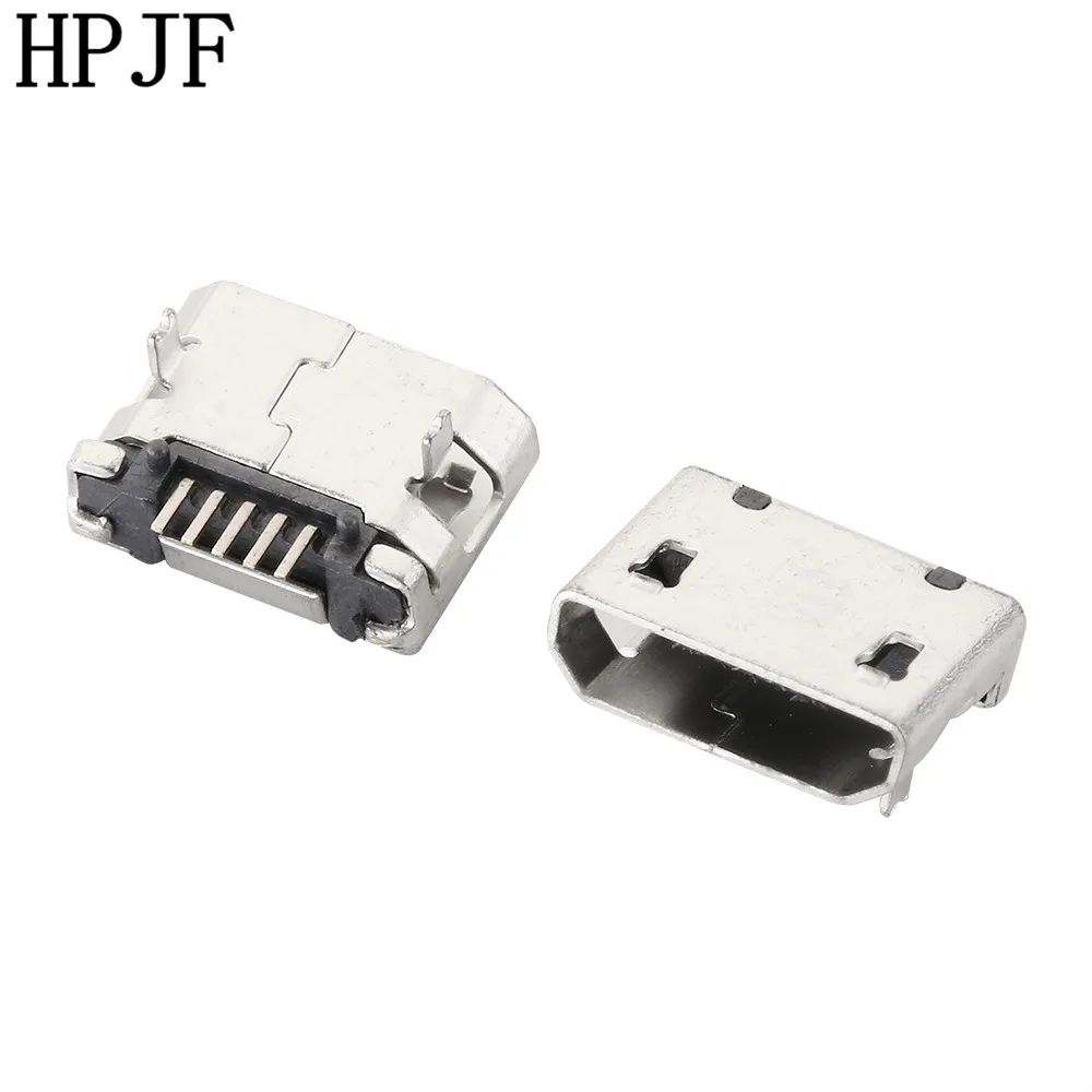 10 шт потребительских упаковок для микро USB 5pin типа B гнездовой разъем Мобильный