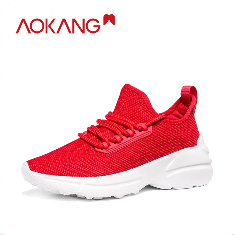 Aokang Kanglong/обувь женские кроссовки повседневная обувь на платформе дышащая