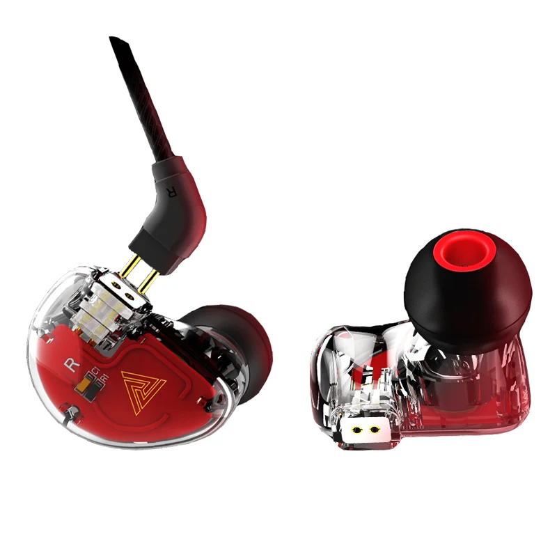 QKZK5 4DD Dual Dynamics драйверы HiFi тяжелый бас стерео наушники Универсальные спортивные с