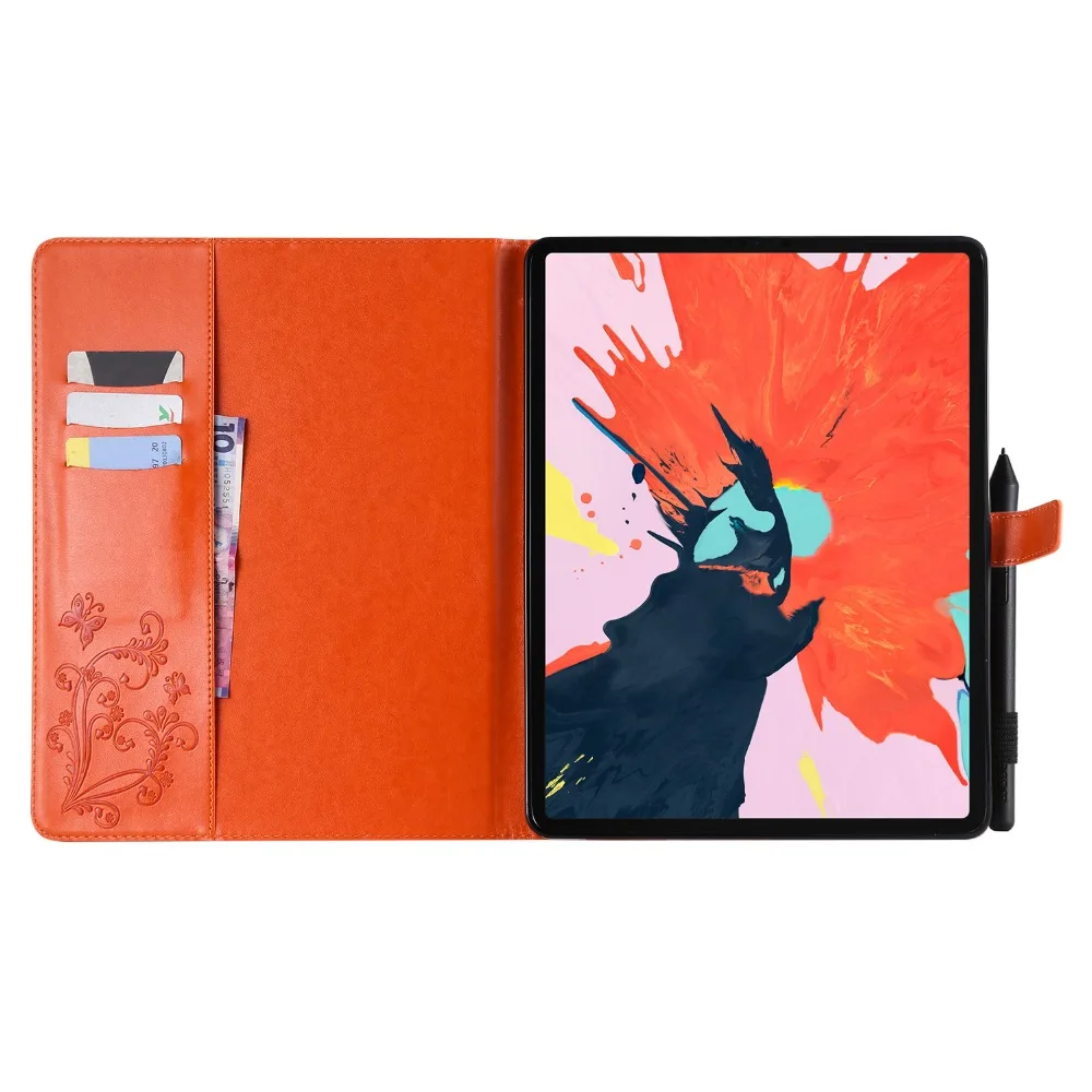 Чехол для планшета iPad Pro 12 9 дюйма 2018 кожаный мягкий силиконовый чехол с бабочкой