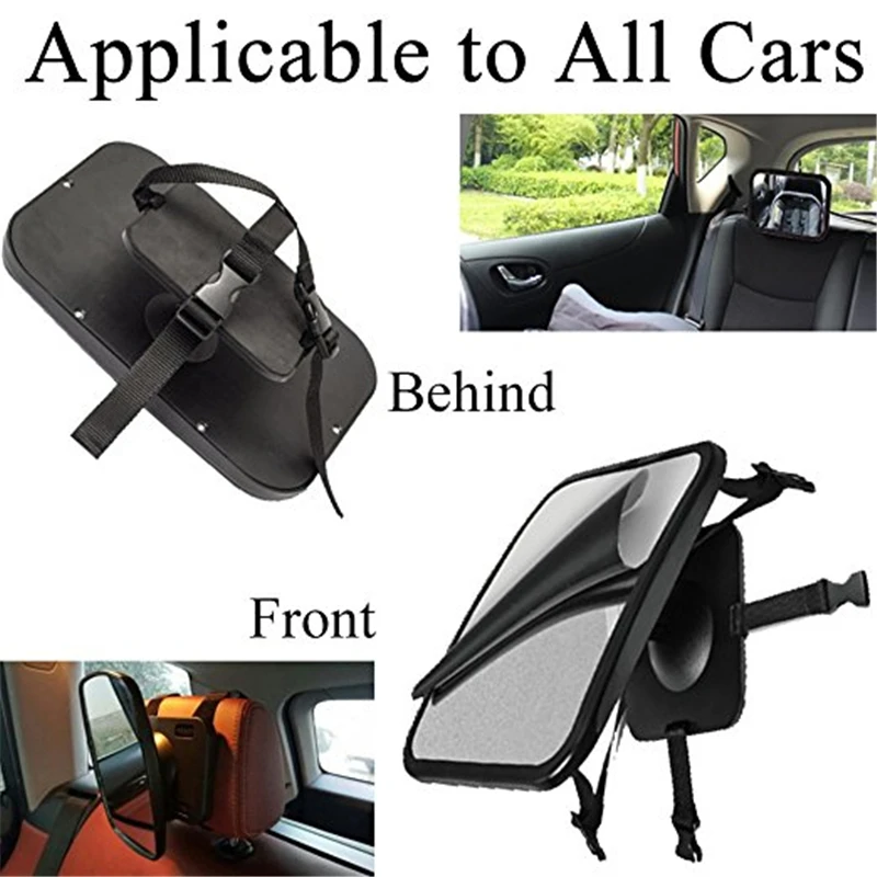 360 градусов регулируемое автомобильное сиденье на заднем детское зеркало вид