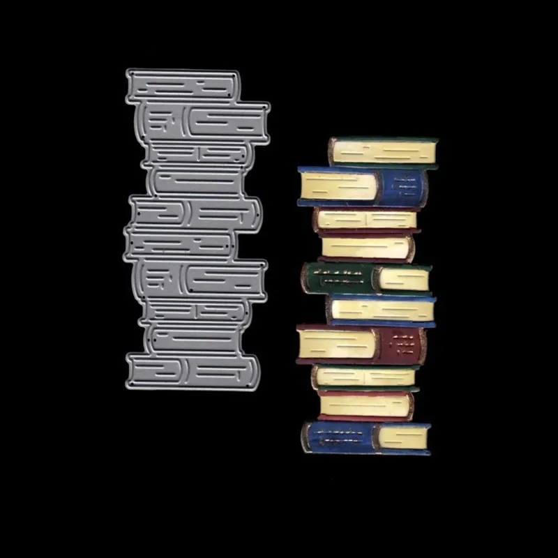 Книжная полка рамка металлические режущие штампы трафареты для украшения DIY