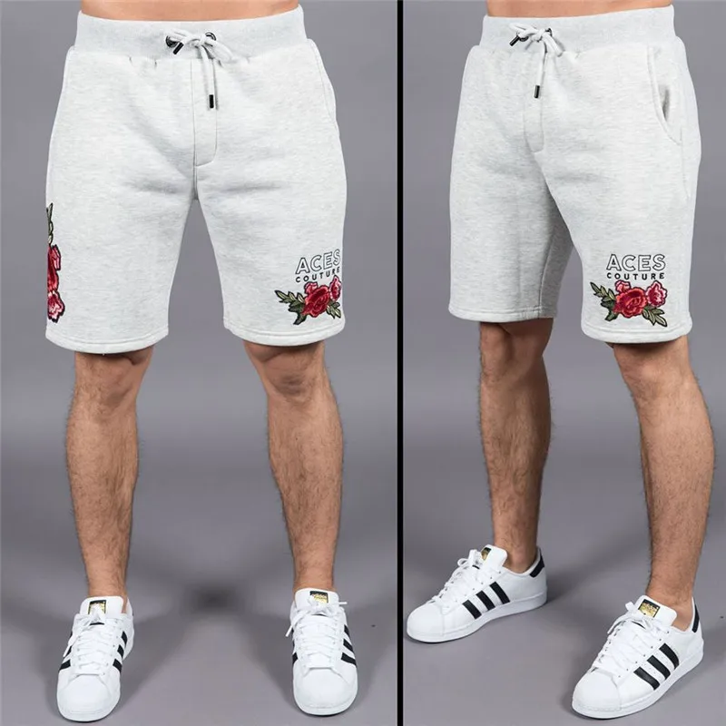 GYMLOCKER мужские Бодибилдинг шорты выше колена тренажерные залы фитнес slim fit