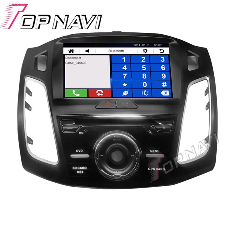 Автомобильная Мультимедийная система Topnavi 9 дюймов DVD GPS для Ford Focus 2012 | Автомобили