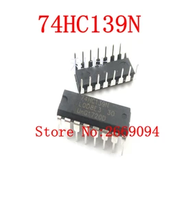 50PCS / 100PCS SN74HC139N DIP16 SN74HC139 DIP 74HC139N 74HC139 new and original IC free shipping