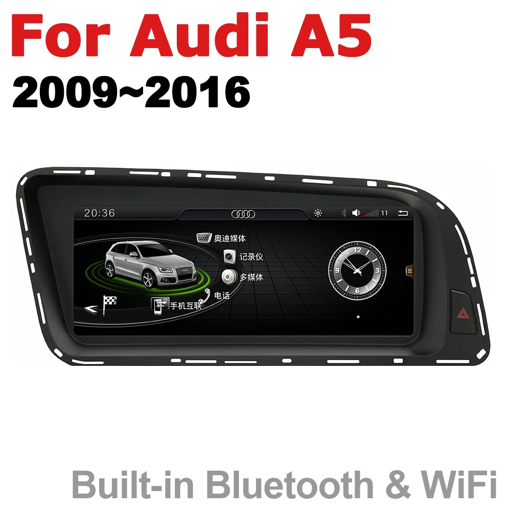 Автомагнитола 2 din gps Android навигация для Audi A5 8T 8F 2009~ AUX Стерео Мультимедиа сенсорный экран стиль