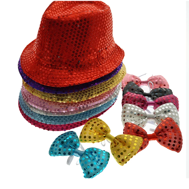 2 шт. шапка-бабочка со светодиодной подсветильник кой и блестками | Дом сад