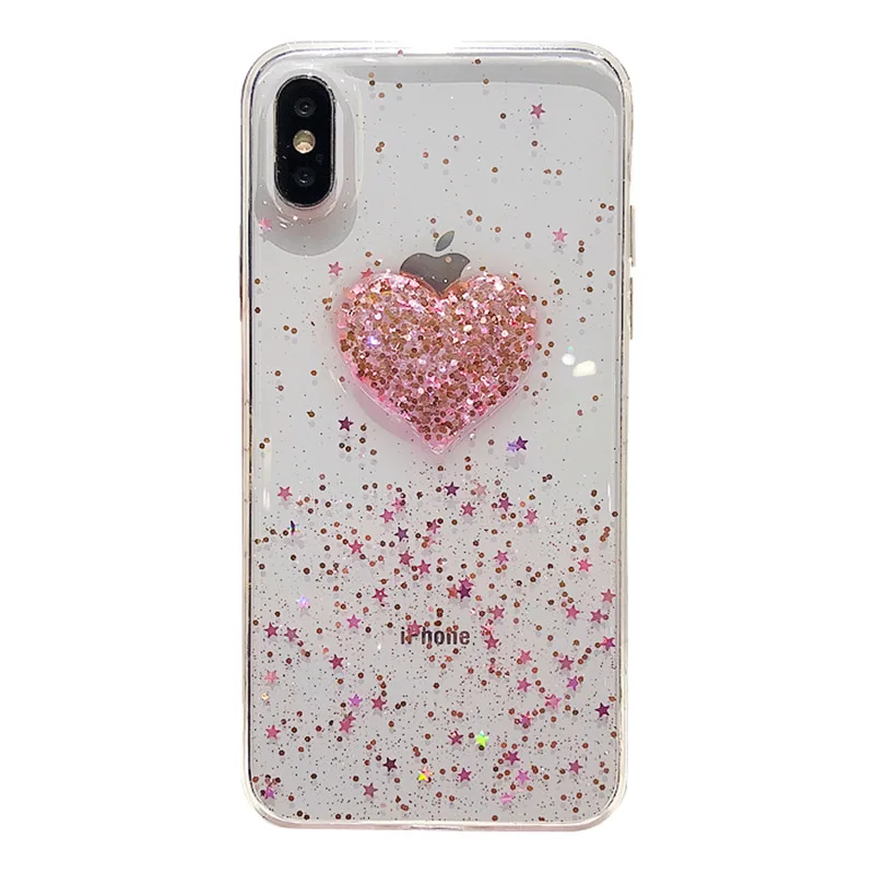 For xiaomi 9 SE 8 lite mi A1 A2 A3 F1 Note10 case redmi 6 6A 7 7A Note 5 Pro Glitter blingbling love soft phone |