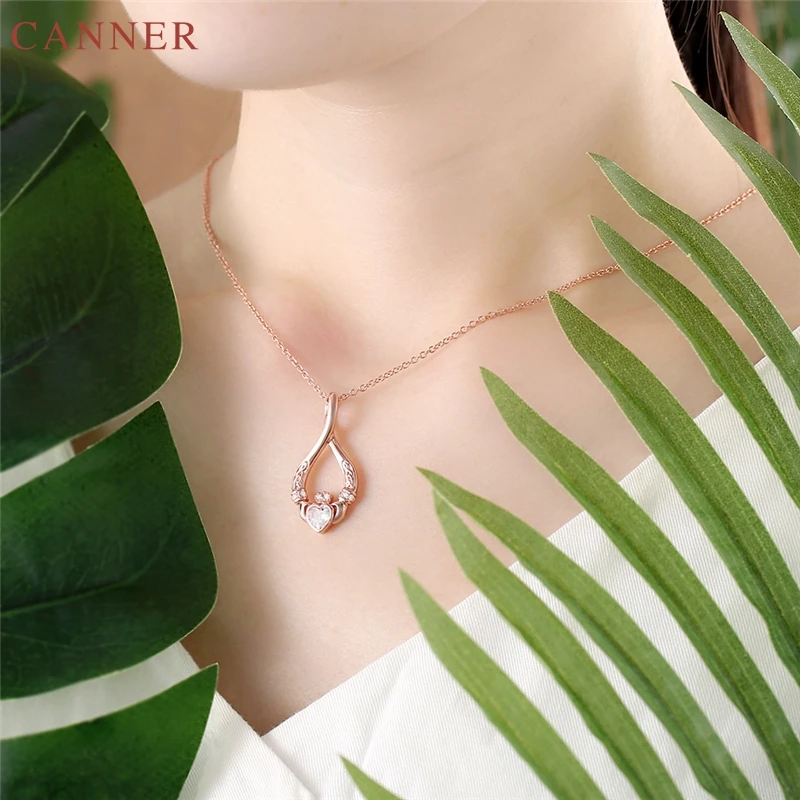 Бесконечность любовь кубический цирконий ожерелье для женщин CZ хрустальное