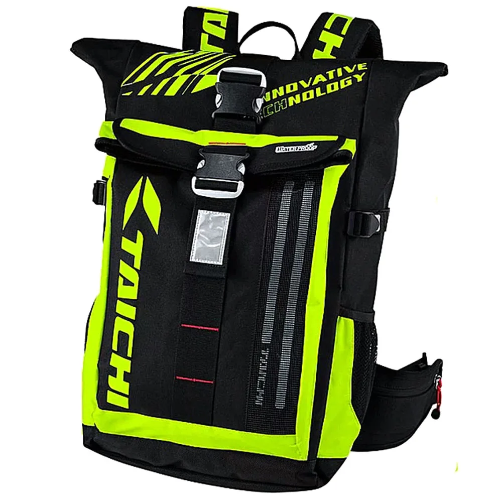 2018NEW with LED Motorcycle backpack LIGHT Knight bag WP EL BACK PACK WATER PROOF package BAG BACKPACK Daily Travel Bag RSB272 |