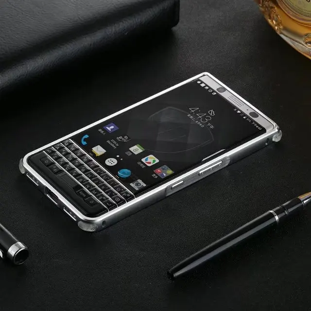 Для BlackBerry KEYone чехол для телефона металлический алюминиевый бампер+ PC акриловый 2 в 1 гибридный Чехол Двойной защитный чехол для KEYone