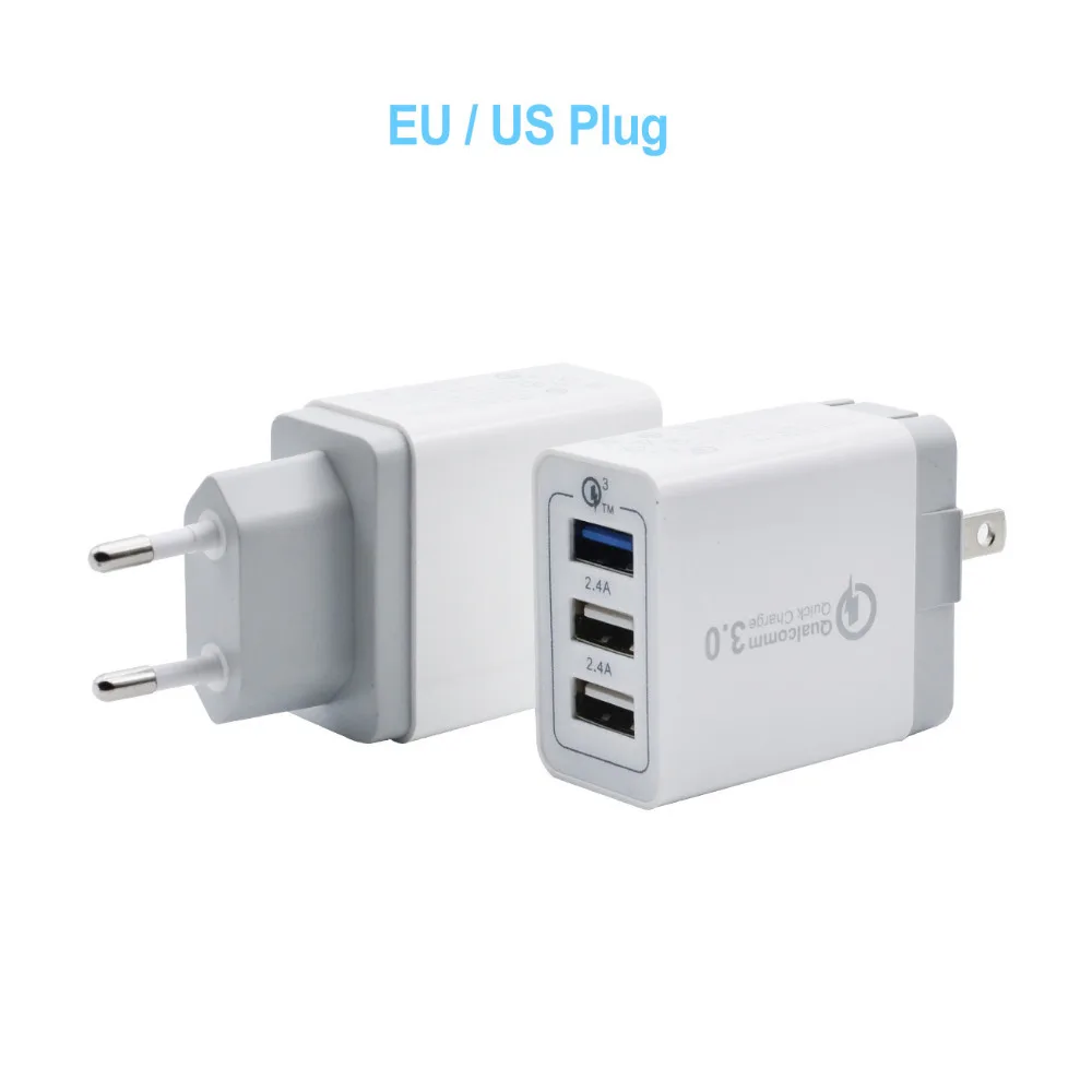 Туристическое настенное зарядное устройство Turata Quick Charge 3 0 USB адаптер для iphone X