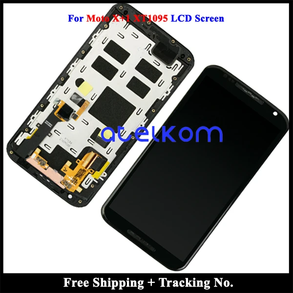 Протестированный ЖК экран для Moto X2 XT1095 дисплей X + 1 XT1092 XT1097 с сенсорным