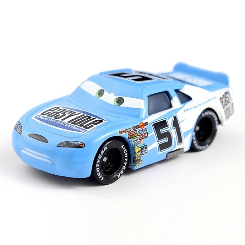 

Cars Disney Pixar Cars No.51 Easy Idle Metal Diecast Toy Car 1:55 Loose Brand New Disney Cars2 And Cars3 Free Shipping