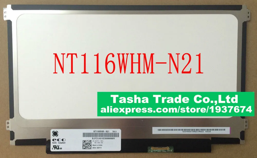 

BOE NT116WHM-N21 NT116WHM N21 LED Screen LCD Laptop Screen eDP 30pin Original