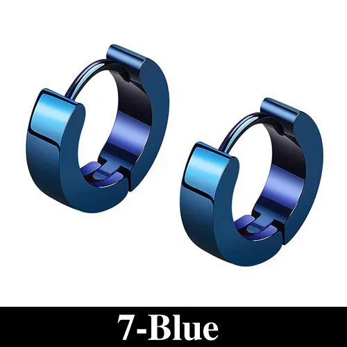 Blue Earrings Матовые поверхности женские серьги из нержавеющей стали ювелирные изделия Brincos минималистичные Роскошные ювелирные изделия серьги с цирконием кубической огранки - Окраска металла: Blue Earrings
