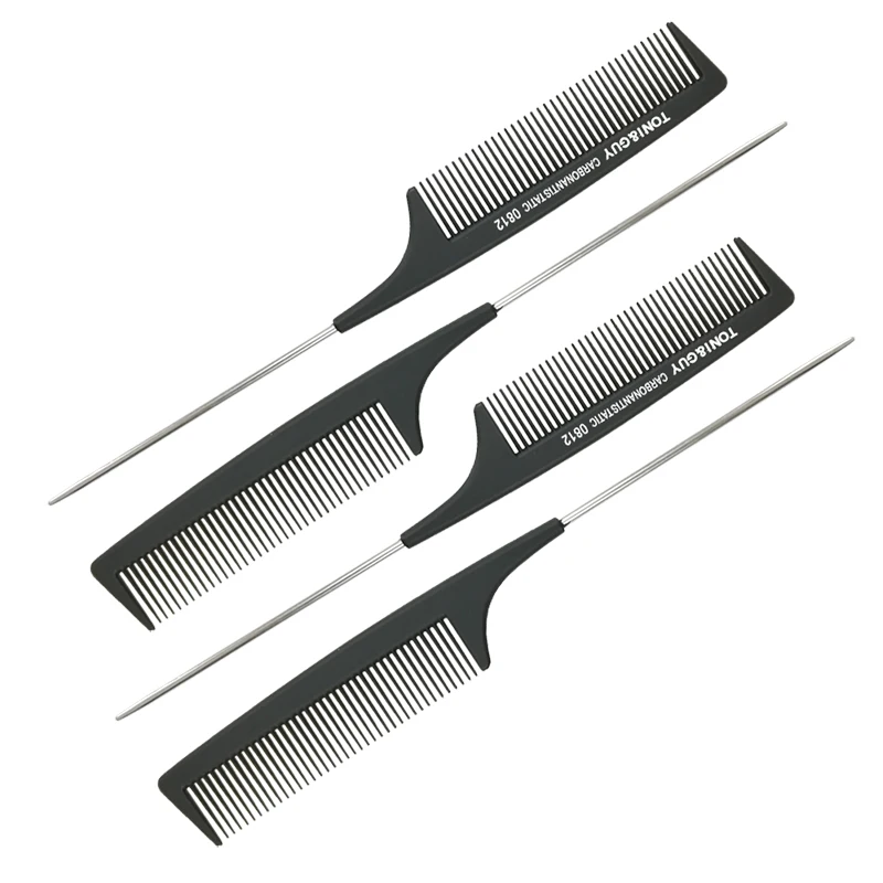 Расческа для волос Антистатическая карбоновая щетка 1 шт. профессиональные