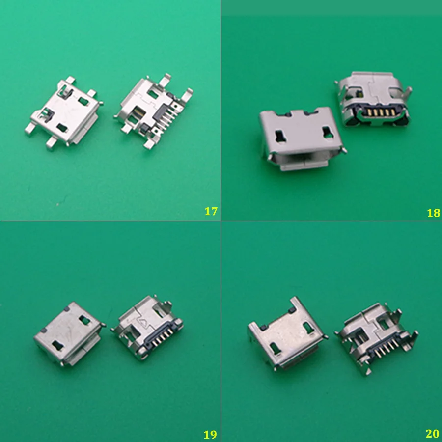 Акция! Разъем Micro USB 100 2 0 шт./лот 20 моделей гнездо для телефона планшета динамика и