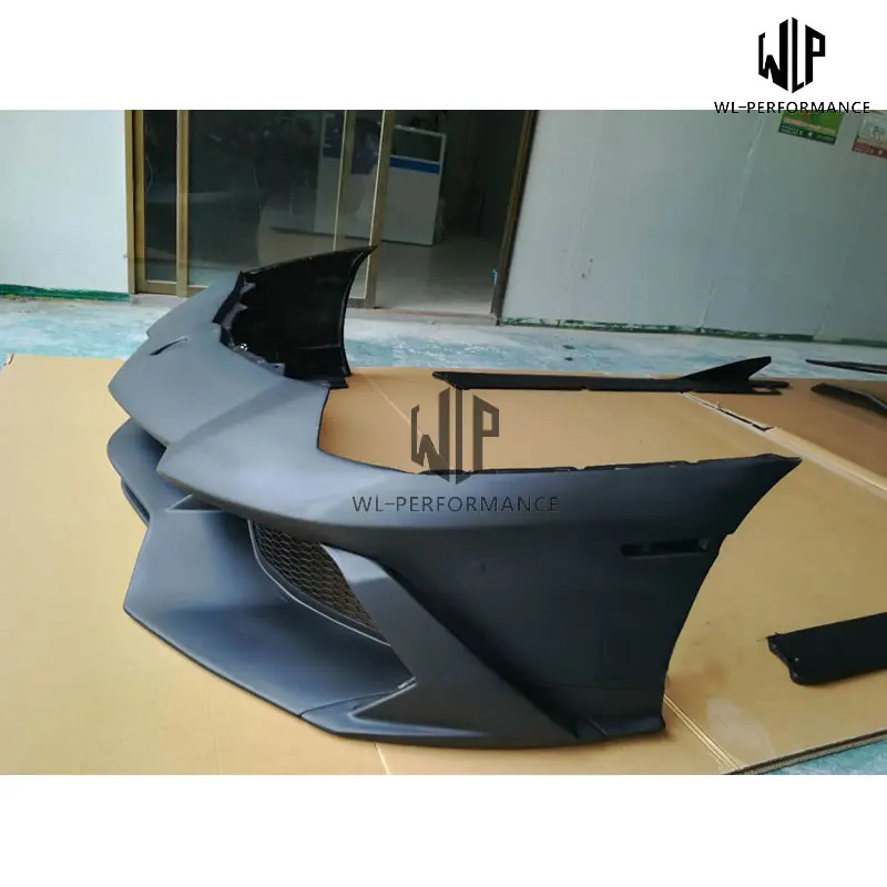 LP700 набор внешних комплектующих к автомобилю переднего бампера для заднего бампера боковые юбки задний спойлер для Lamborghini Aventador LP700 до LP720 стайлинга автомобилей 11-15