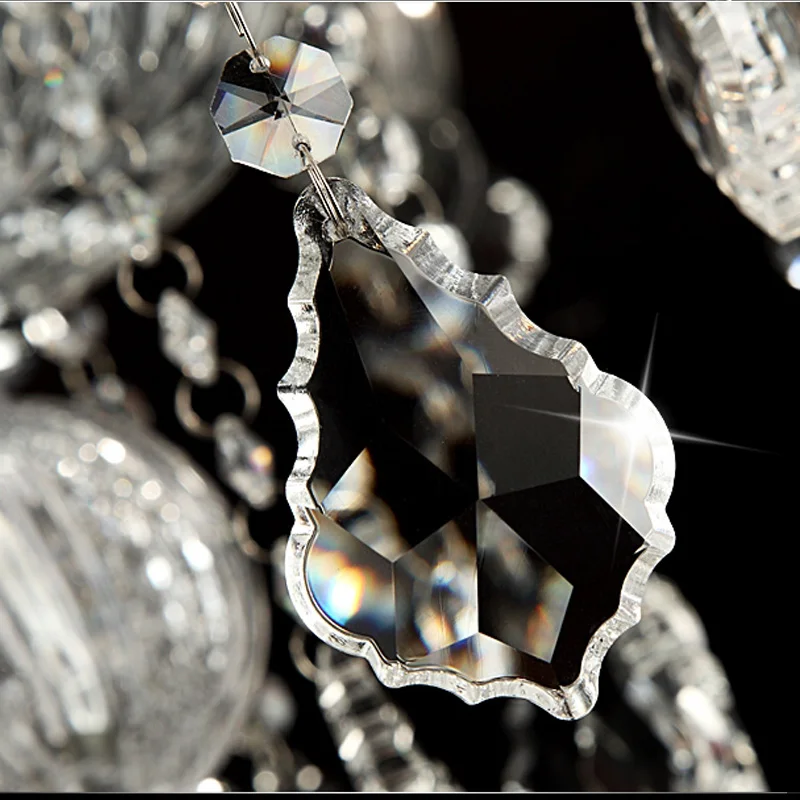 15-18 шт. светодиодные светильники в форме свечи хрустальные люстры для гостиной