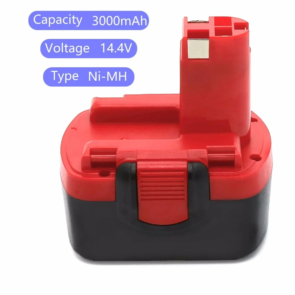 Для BOSCH BAT040 14 4 v 3000mah Сменный никель металлогидридный Аккумулятор для