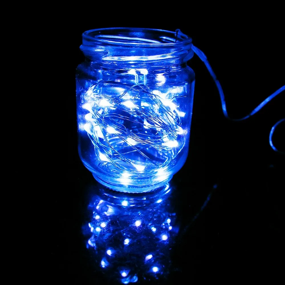 20-40Leds медные светодиодные гирлянды 2-4 метра Рождественская елка День Святого Валентина праздник ночник фонарь Водонепроницаемый модный HL