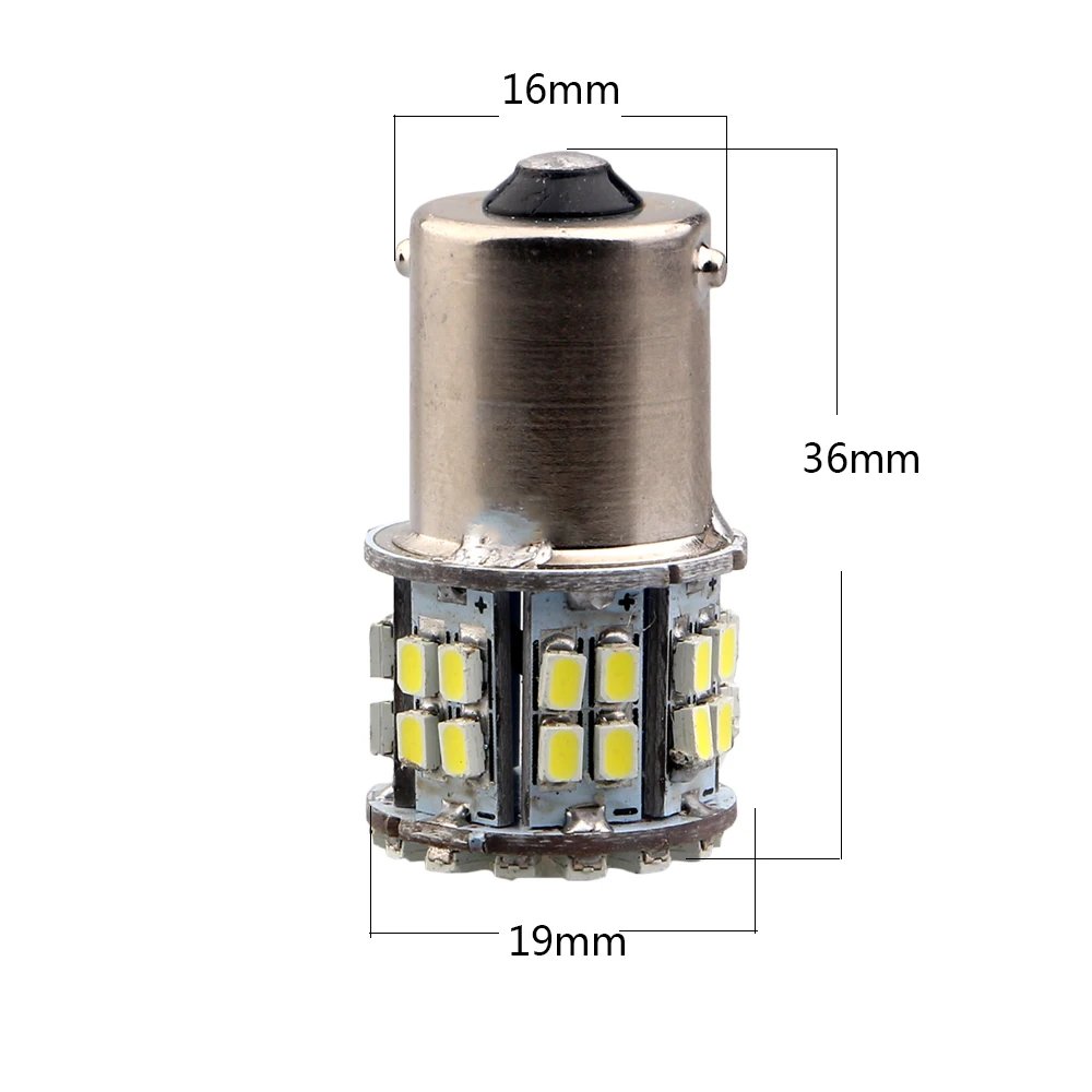 10 шт. Автомобильные светодиодные лампы 12 В 1206 50 SMD BA15S 1156 p21w|car light|led bulb ba15sba15s |
