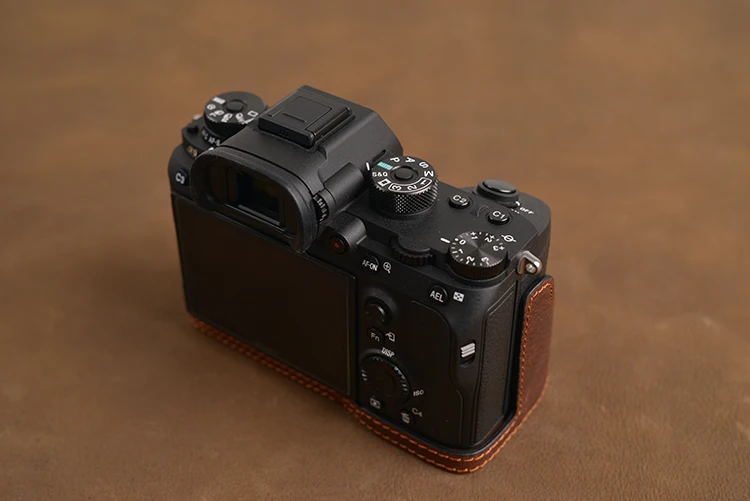 Чехол для Камеры AYdgcam из натуральной кожи сумка ручной работы Половина корпуса