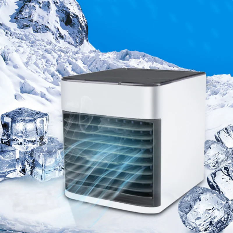 Usb мини портативный кондиционер увлажнитель воздуха очиститель 7 цветов лампа