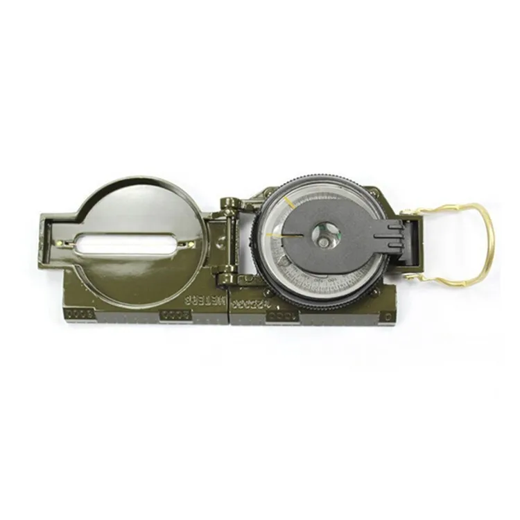 Новый мини военный кемпинг Маршевый Lensatic Лупа с компасом Быстрая доставка