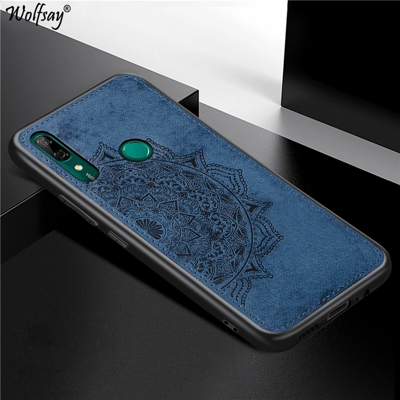 

Cotton Fabric Case For Huawei P Smart Z Case Cloth Magnetic Silicone Bumper Phone Case For Huawei P Smart Z Cover P Smart Z 2019