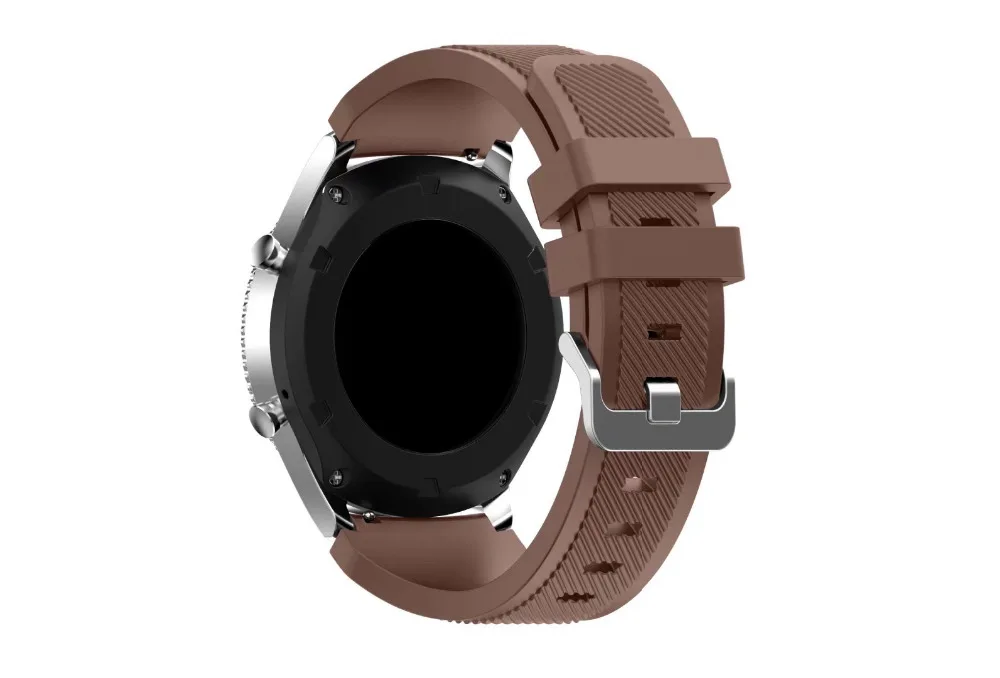 JANSIN спортивный силиконовый ремешок для samsung Galaxy Watch 46 мм ремешок для samsung gear S3 Classic/S3 Frontier 22 мм Универсальный браслет - Цвет ремешка: Coffee