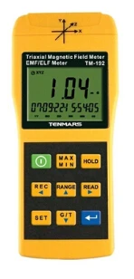 TM192 трехосевой Тройник гаусметр EMF ELF измеритель магнитных полей для Tenmars