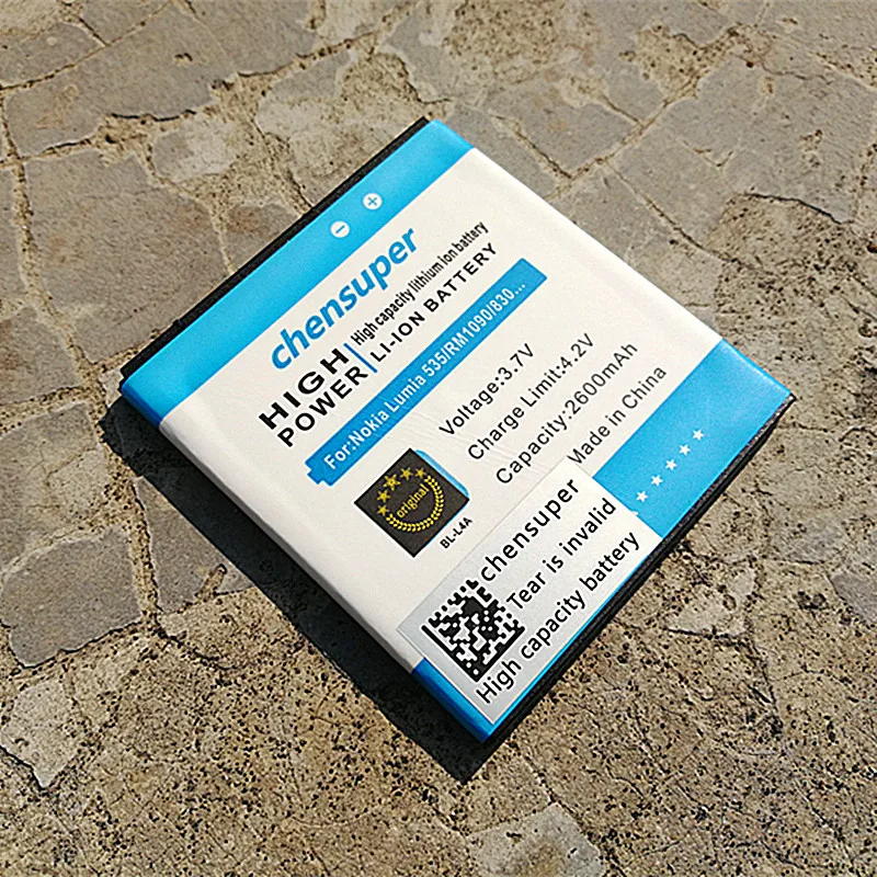 chensuper 2600mAh BV-L4A Replacement For Nokia Lumia 830 RM-984 Lumia830 535 BV L4A BL-L4A | Mobile Phone Batteries