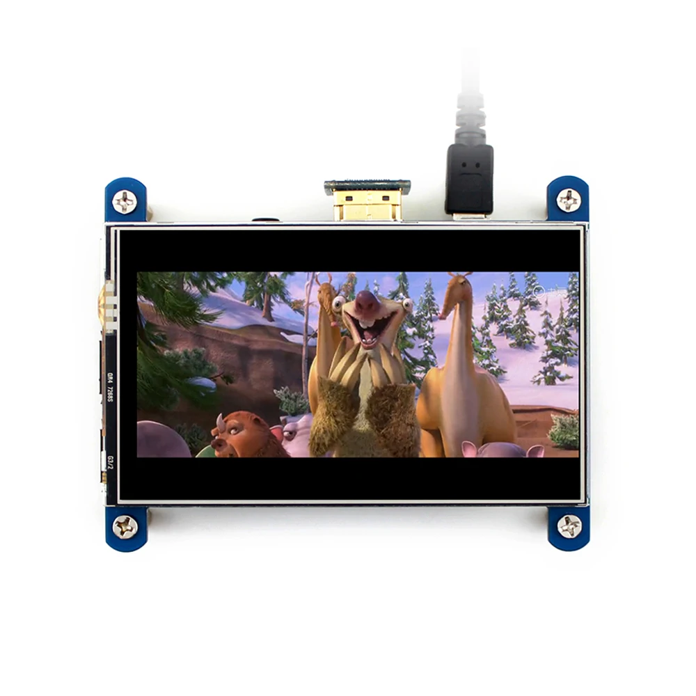 4-дюймовый ЖК-дисплей Waveshare с HDMI резистивный сенсорный экран IPS планшет