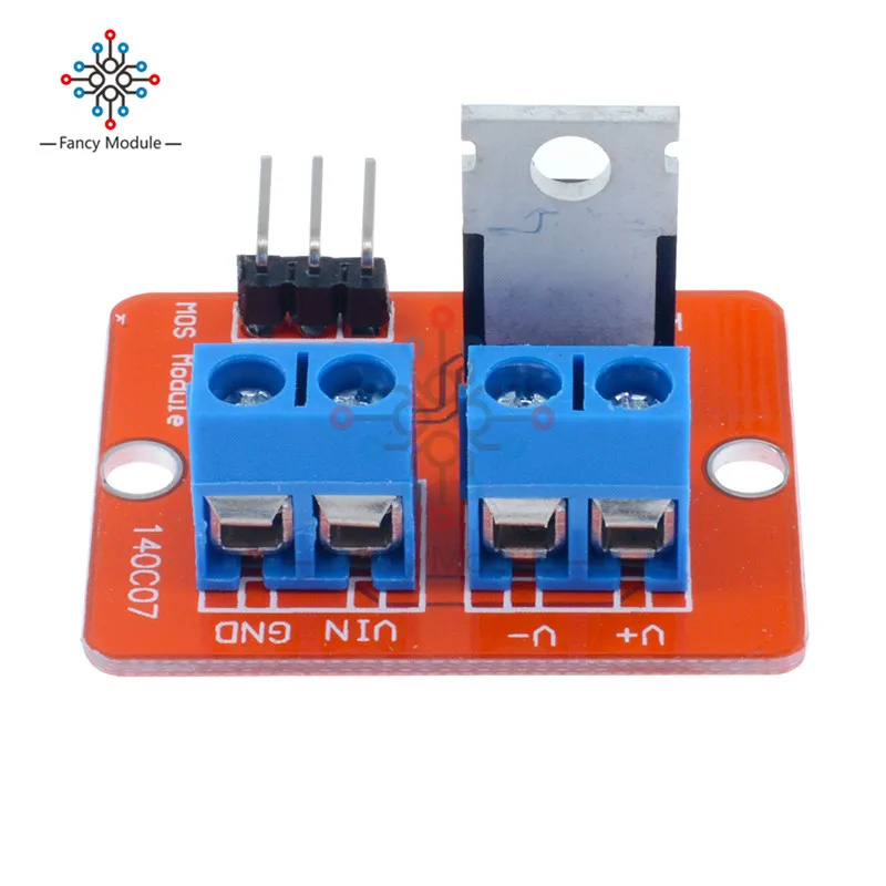 Верхняя кнопка MOSFET IRF520 модуль драйвера для Arduino ARM Raspberry pi|module for arduino|module arduinomodule