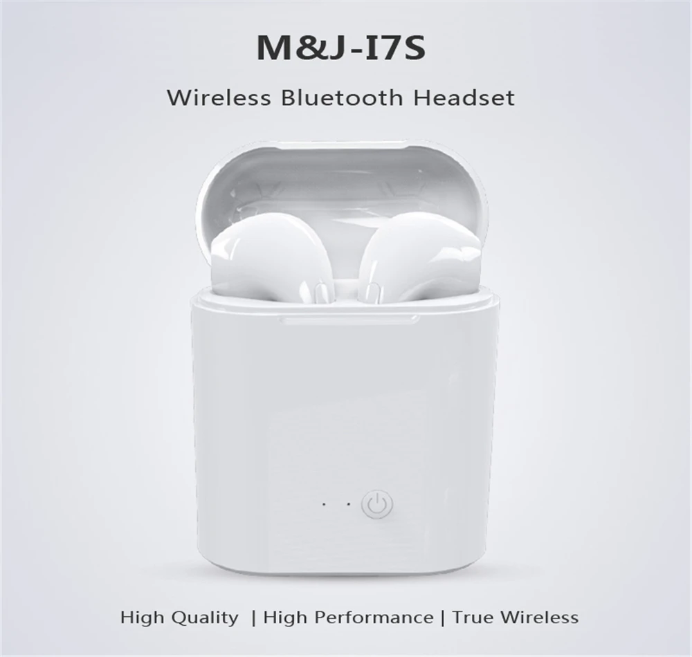 M& J TWS Bluetooth наушники i7s мини настоящие беспроводные вкладыши гарнитура для apple наушники iPhone Android зарядная коробка samsung