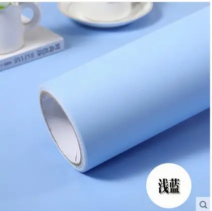 Плотные одноцветные обои простые самоклеющиеся матовые наклейки для ремонта