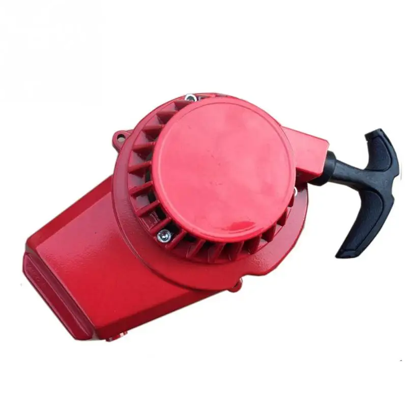Потяните Стартер 49CC fit Pit Dirt Pocket Bike Mini Moto Atv Recoil Start - Color: Red