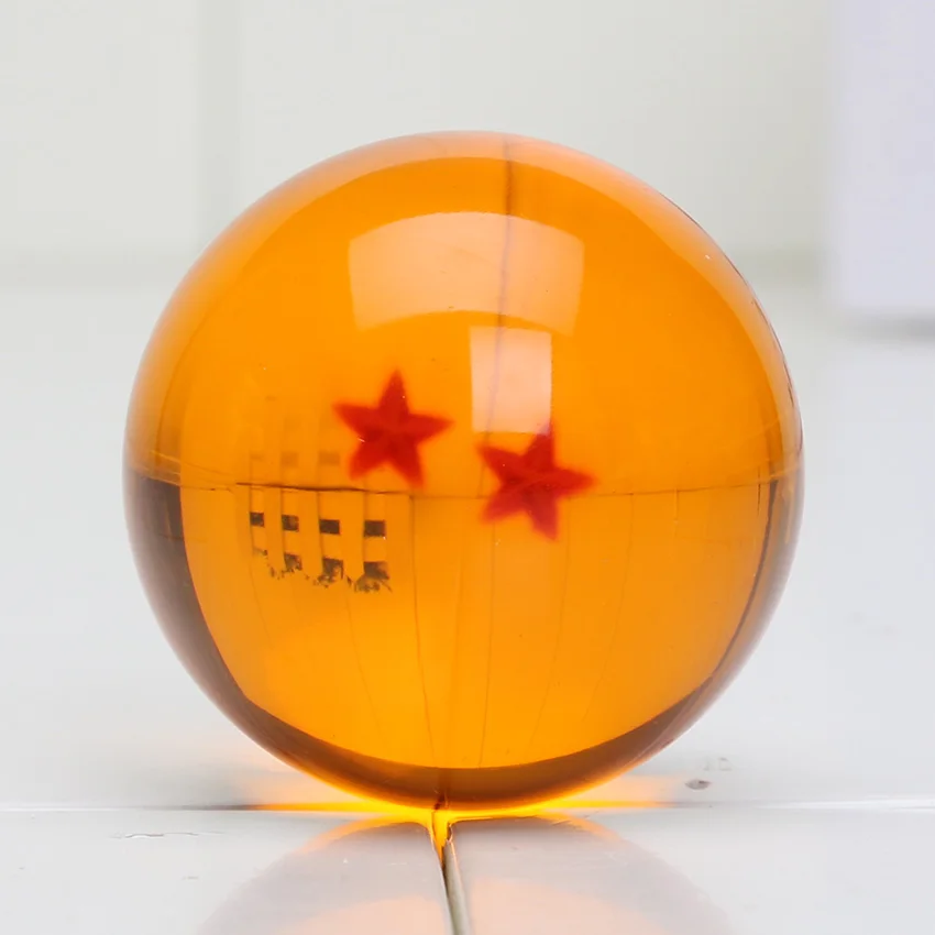 2star 4,2 см, 1 шт., драконий жемчуг, 1, 2, 3, 4, 5, 6, 7 Звездные хрустальные шары, японское аниме, фигурки, игрушки, подарок для детей - Цвет: 2star