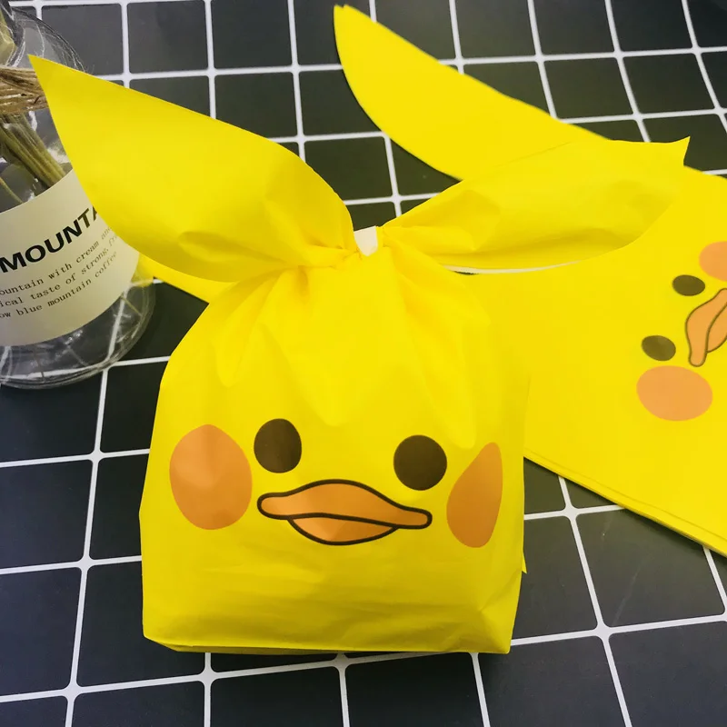 Kawaii Пасхальный кролик сумка для печенья 100 свадебное украшение милый уши