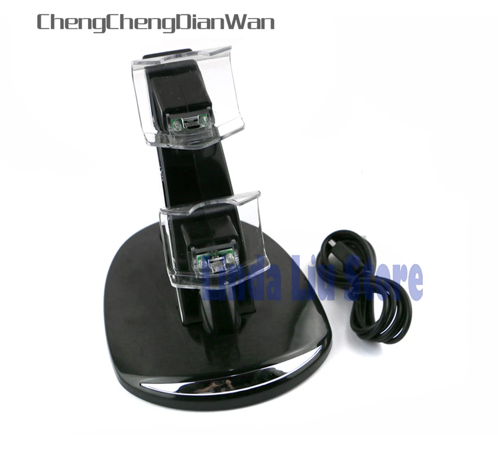 5 шт. настольная подставка ChengChengDianWan для контроллера PS4 2 USB порсветодиодный|controller